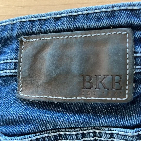 BKE Jake Straight Denim Blue Jeans 29x30 - Picture 7 of 12